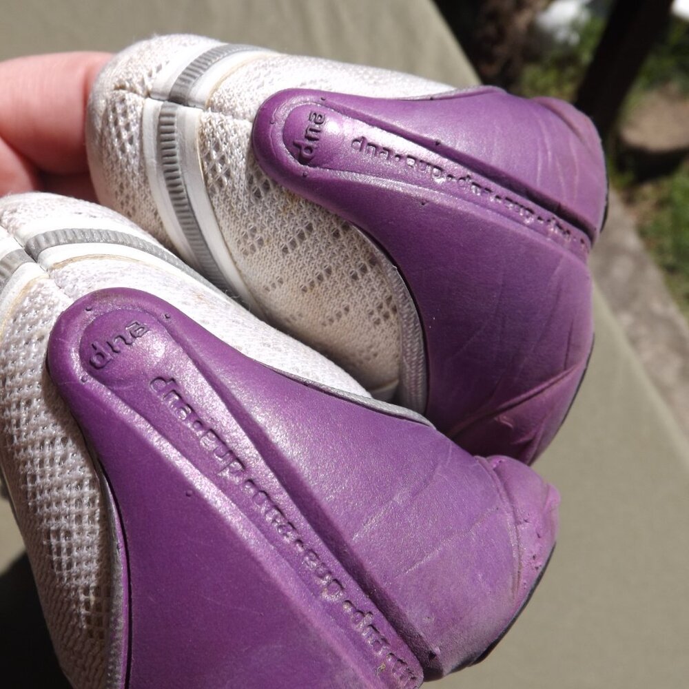 Brooks Pure Flow Dna Cup White Purple Running Athletic Sneakers Shoes Sz 8.5 View 5